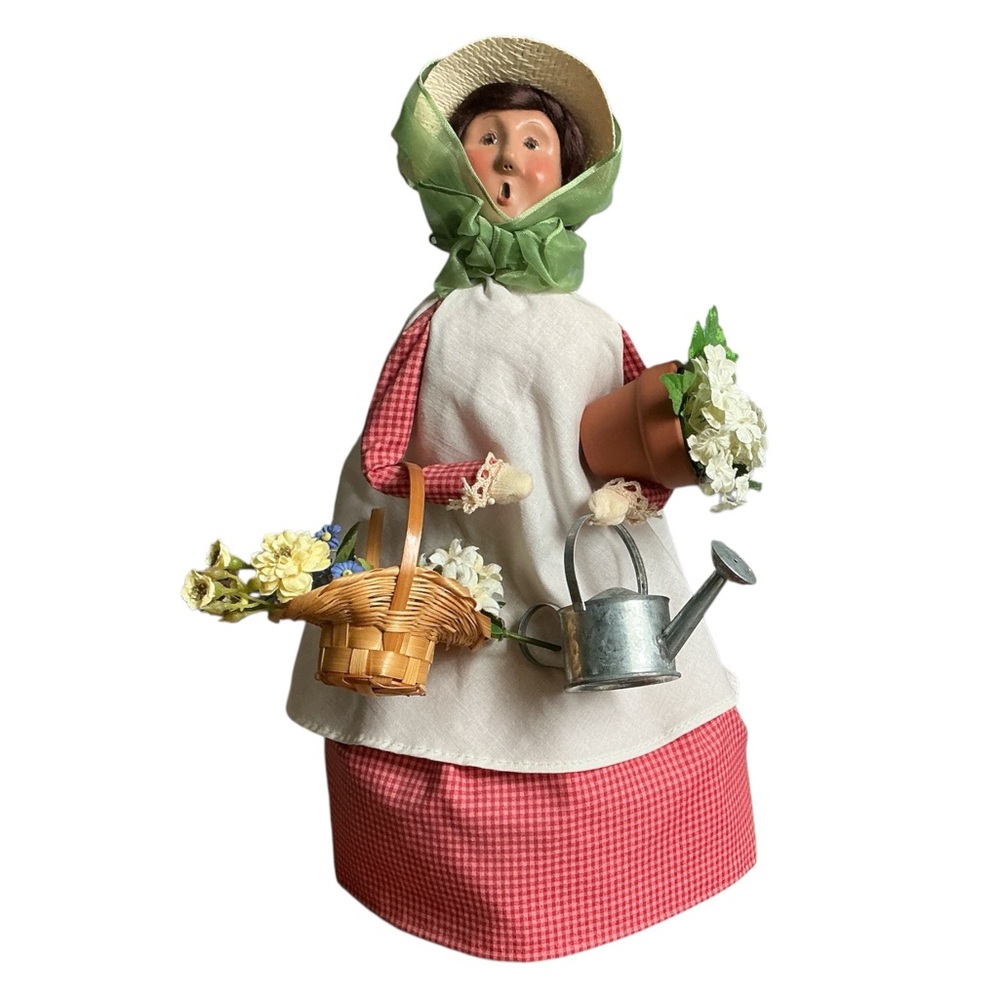 Byers Choice Carolers Doll  - Spring Garden Woman